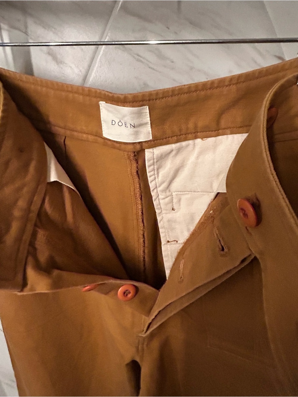 Dôen Rust Colored Pants - Picture 2 of 3